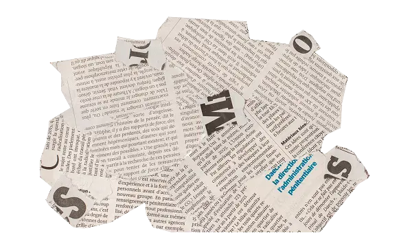 Zeitungsschnipsel