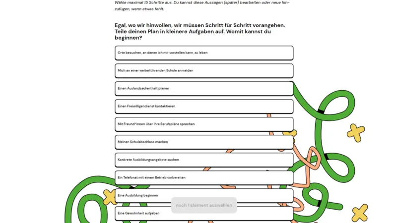 Auszug Ingame: Auswahl Ereignisse