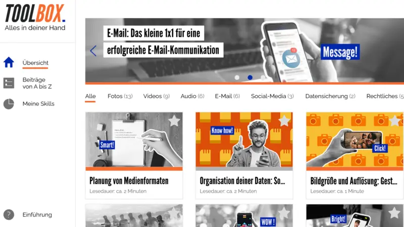 Auszug Playlet: HomeScreen