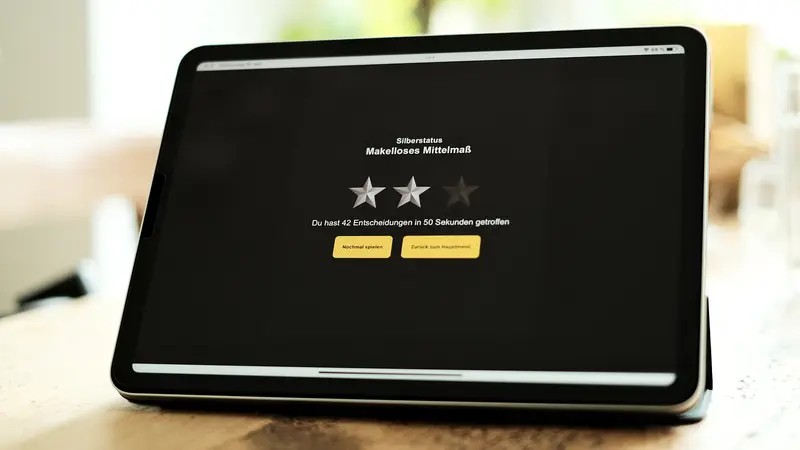 Screen "Battle of Choices"