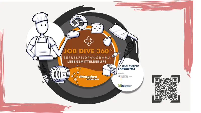 Job Dive 360° - Berufsfeldpanorama Lebensmittel
